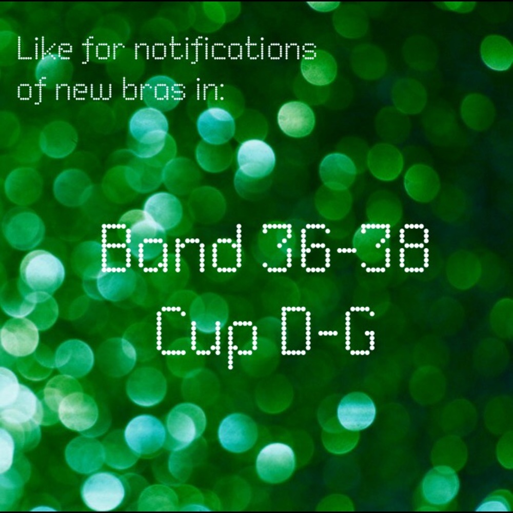 Like this if your bra size is 36D-38G!